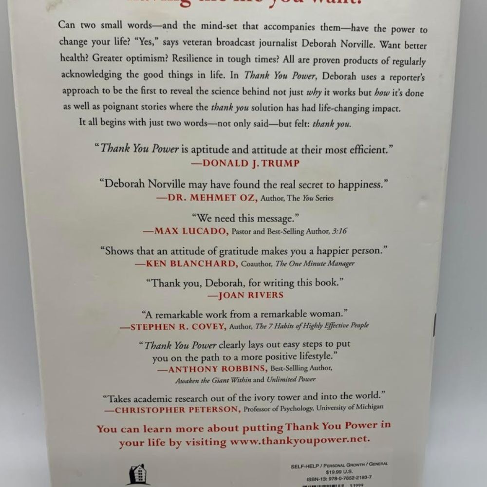 Book ~ Thank You Power - Picture 3 of 3